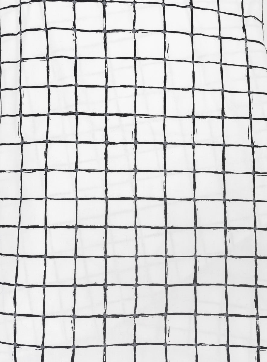 Cross the Grid Crib Bedding Set - Olli+Lime